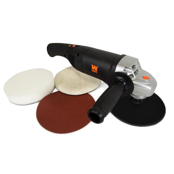 WEN 10-Amp Corded 7 in. Variable Speed Polisher and Power Sander with Digital Readout