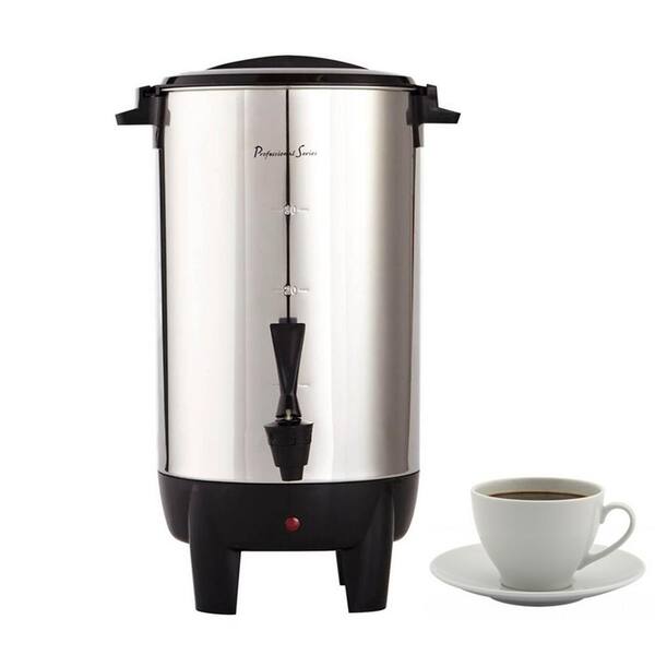 CoffeePro 50 Cup Stainless Steel Urn Coffeemaker - Office Depot