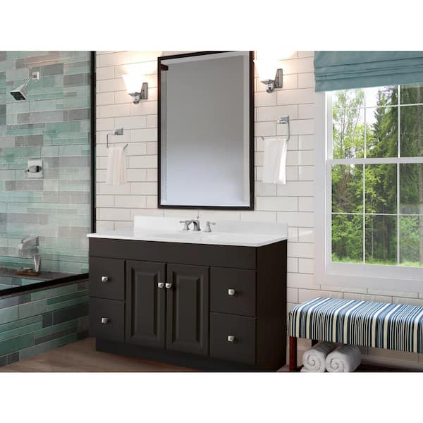 Diamond FreshFit Goslin 48-in Storm Bathroom Vanity Cabinet