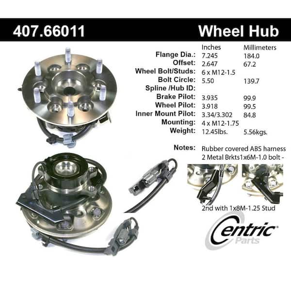Centric Parts Wheel Bearing and Hub Assembly