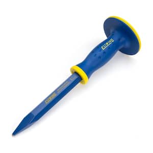 5/8 in. Pointed Tip Masonry Chisel with Grip Guard