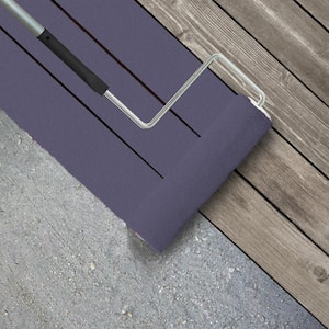1 gal. #PPU16-18 Hyacinth Arbor Textured Low-Lustre Enamel Interior/Exterior Porch and Patio Anti-Slip Floor Paint