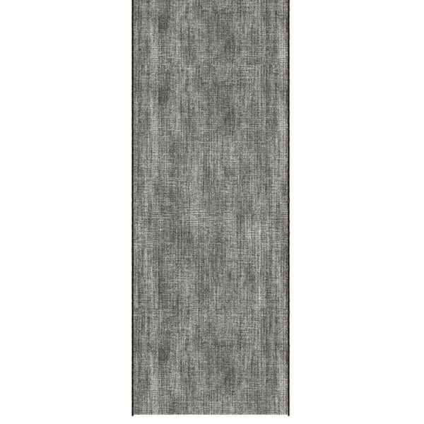 Ascend Brown  Non-Slip Rubberback Solid 3 ft.x  50 ft. Indoor Custom Cut Extra Long Runner Rug
