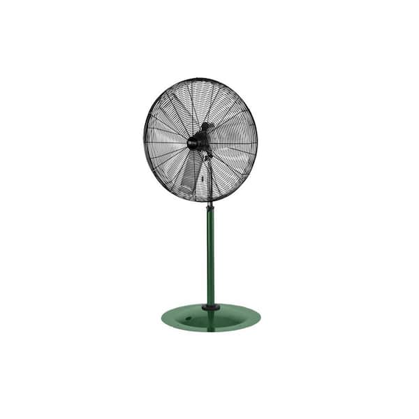 King Electric PFC Adjustable Height 57 in. to 75 in. Non-Oscillating 30 in. Commercial Air Circulator Pedestal Fan 2-Speed