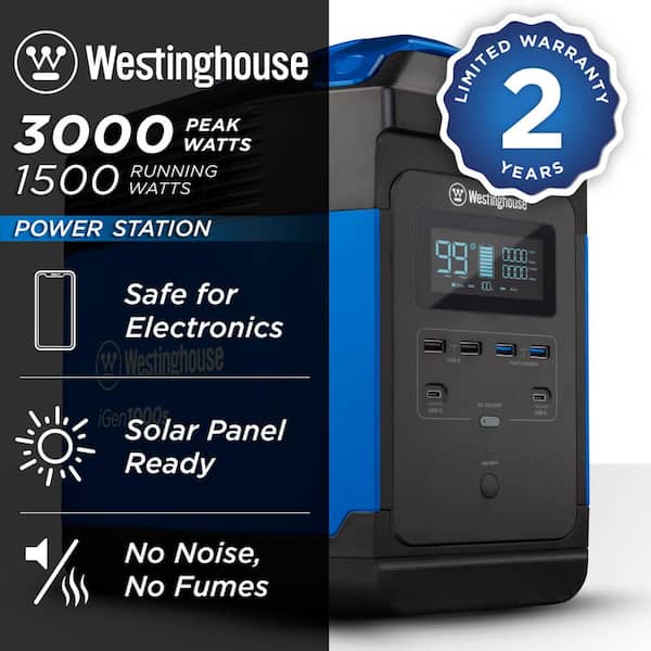 Water Proof Portable 3000 Watt Solar Generator Power Station