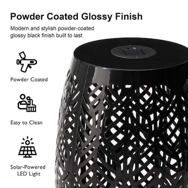 Solar powered garden deals stool