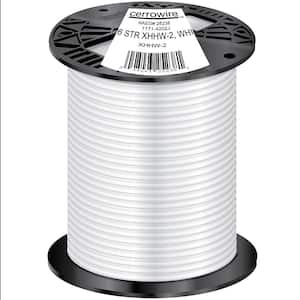100 ft. 14 Gauge Black Stranded Copper THHN Wire 112-3471CR - The Home Depot