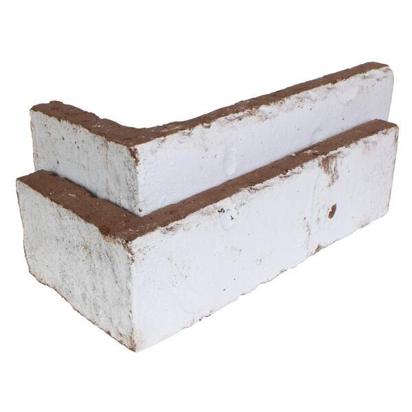Old Mill Brick 7.625 in. x 2.25 in. Cascade Thin Brick Corners (Box of 18-Bricks)
