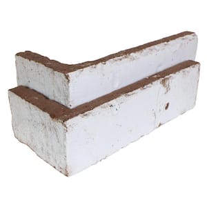 7.625 in. x 2.25 in. Cascade Thin Brick Corners (Box of 18-Bricks)
