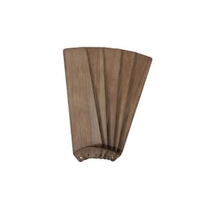 Merwry Ceiling Fan Seasoned Wood Replacement Blades (5-Pack)