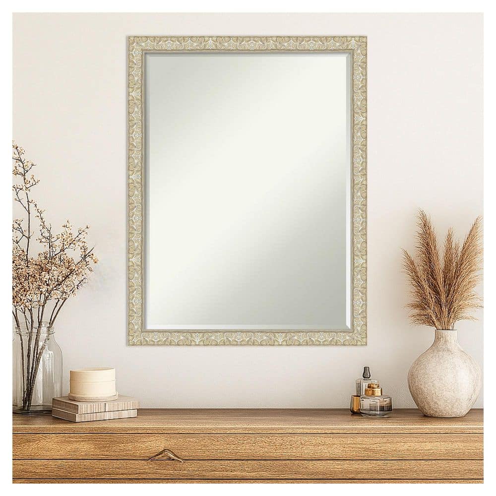 Amanti Art Lila Silver 20.5 in. x 26.5 in. Petite Bevel