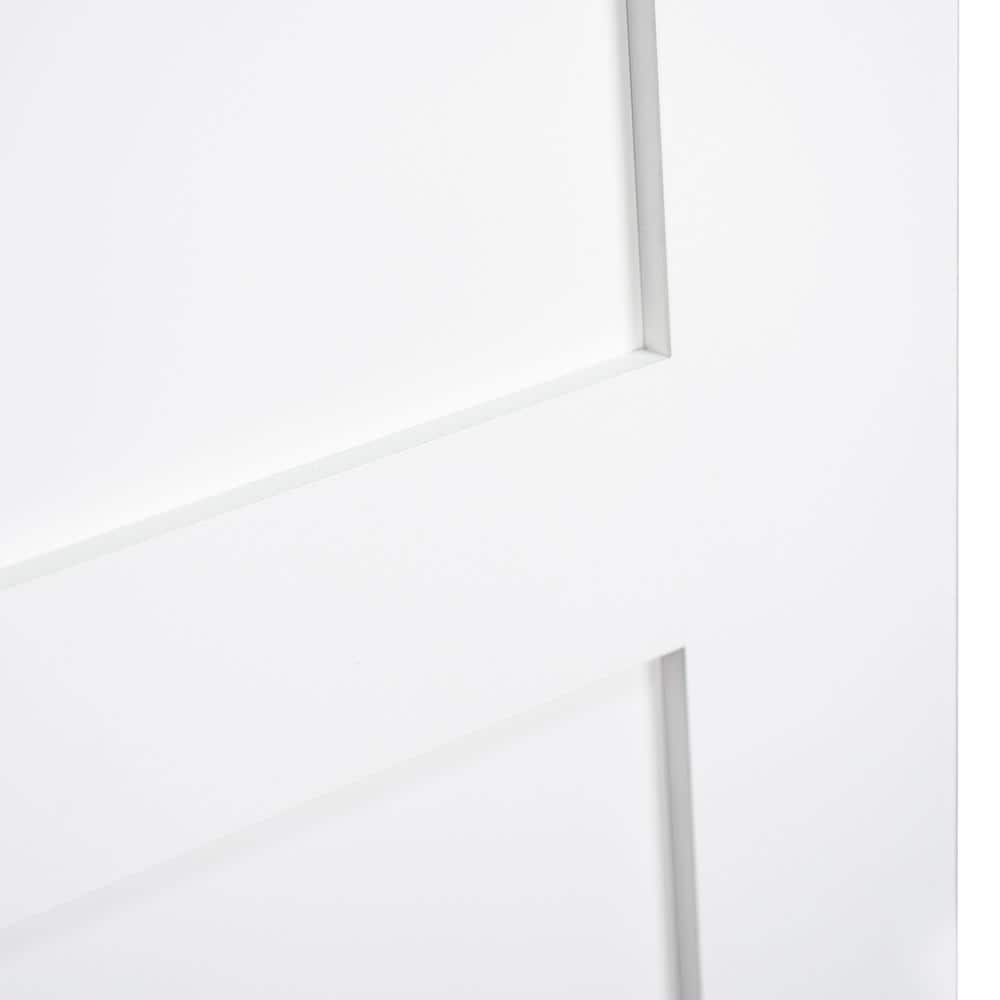 Primed White Solid Pine Shaker Panel Door 80 x 36