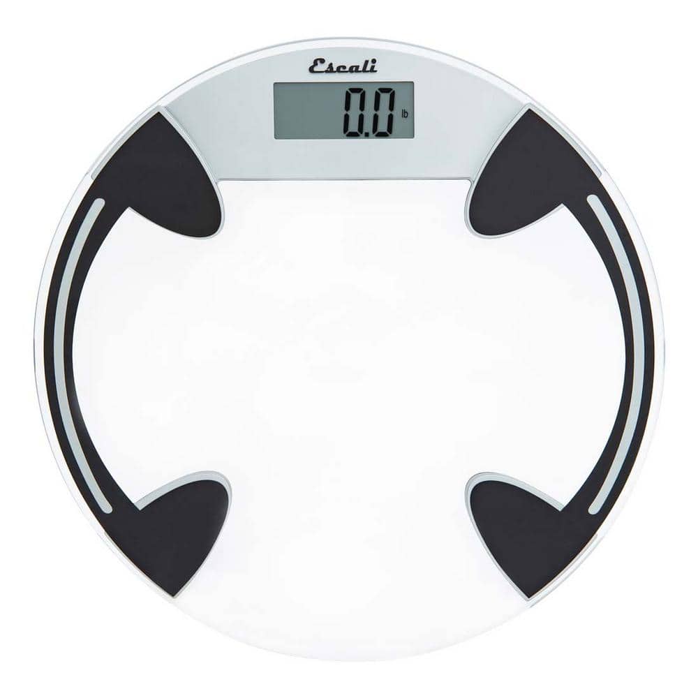 Escali Extra Large Stainless Steel Digital Electronic Bathroom Scale for  Body Weight with Extra-High Capacity of 440 lb, Batteries Included