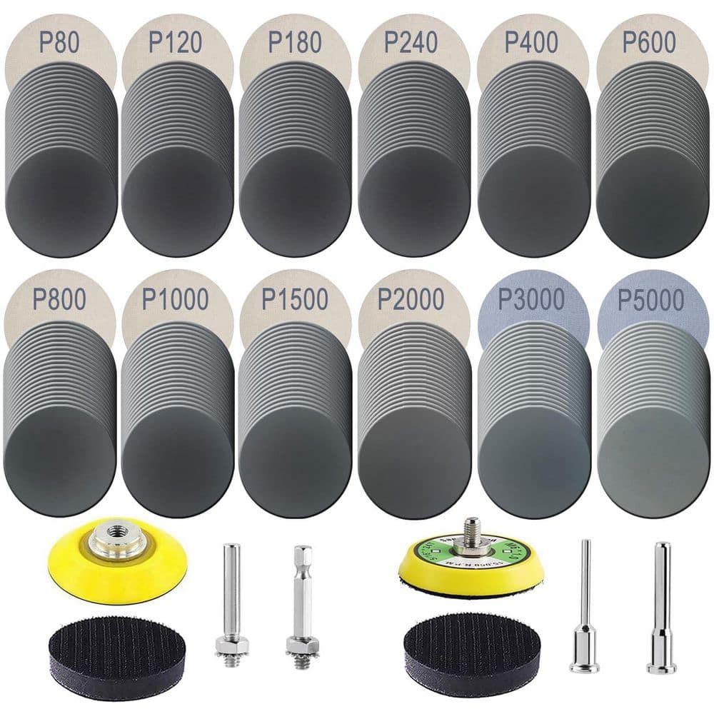 2 Inch Sanding Discs with Assorted 80 to 5000 Grits Hook and Loop Sandpaper for Wood Metal Car 240Pcs Pack price history on PriceWatchPro
