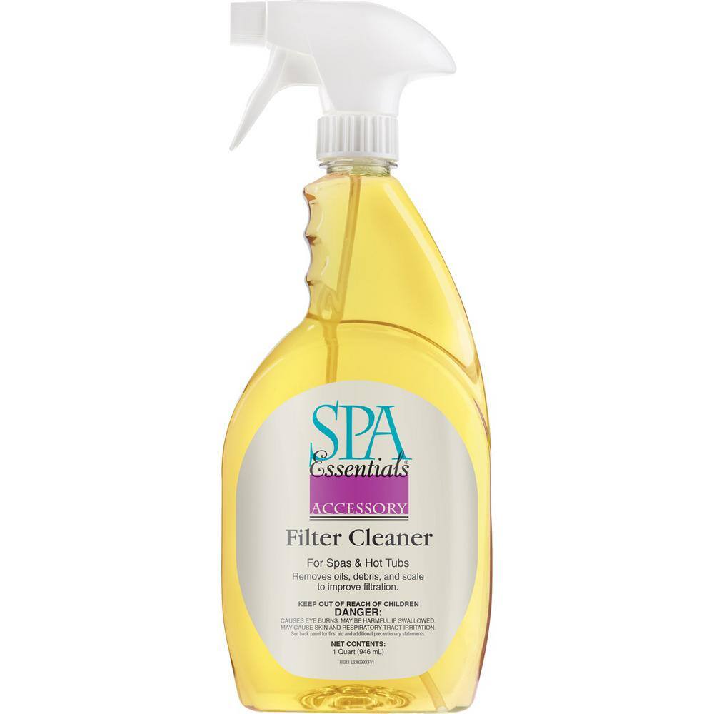 Spa Essentials 1 Qt. Filter Cleaner Pool Clarifier 32609000 The Home