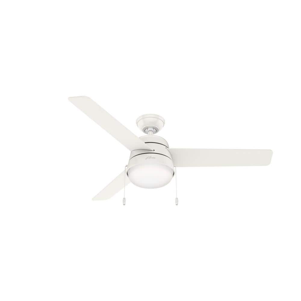 Aker 52" Fresh White 3-Blade LED Ceiling Fan with Reversible Blades