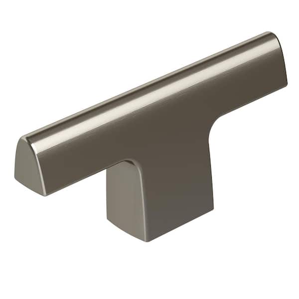 Riva 2-1/2 in. (64mm) Modern Graphite Bar Cabinet Knob