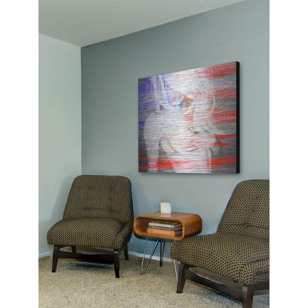 18 in. H x 18 in. W Living the Dream by Marmont Hill Printed Brushed A