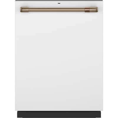24 in. Fingerprint Resistant Matte White Top Control Built-In Tall Tub Dishwasher with 3rd Rack and 45 dBA
