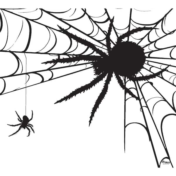 My Door Decor 7 ft. x 8 ft. Spiders Halloween Garage Door Decor Mural for Single Car Garage