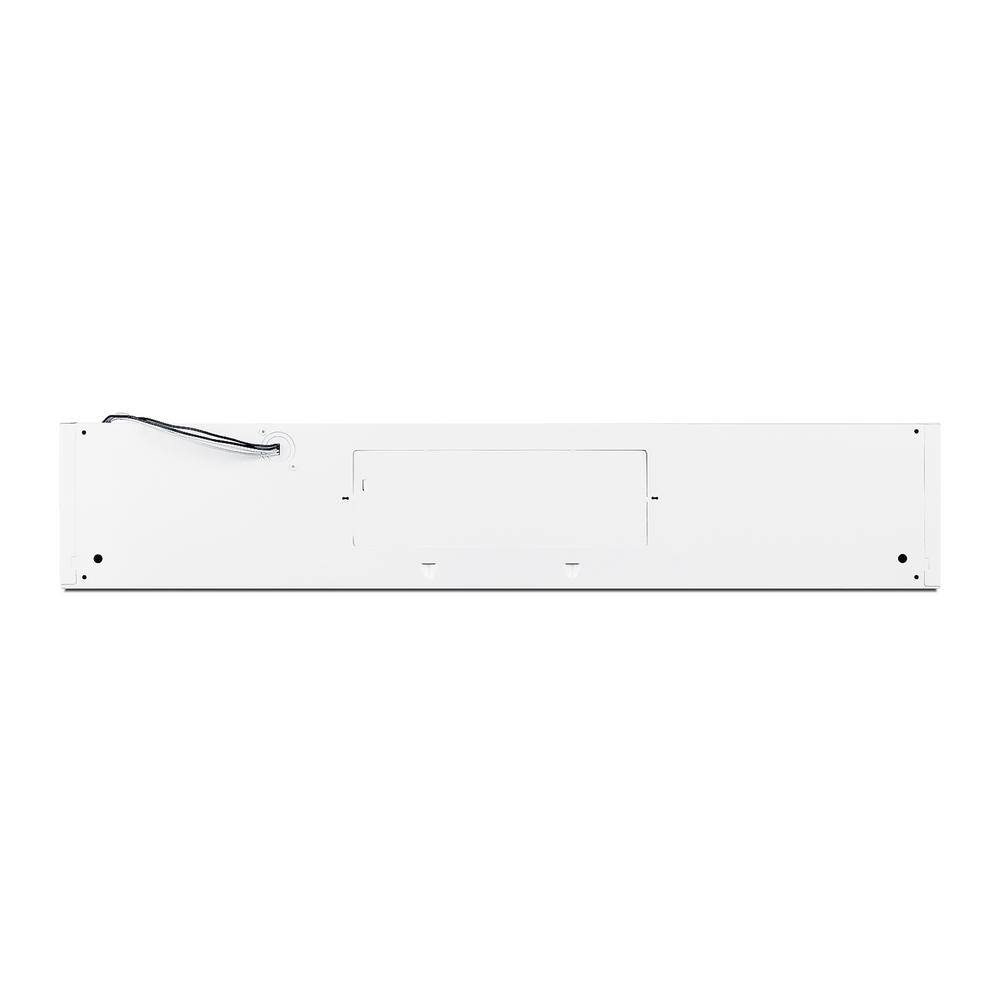White Stainless Steel Convertible Under Cabinet Range Hood
