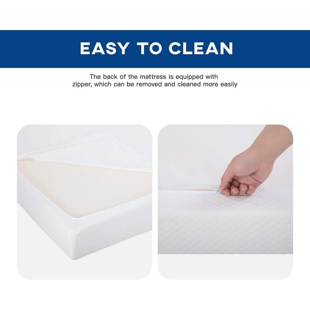 Twin Eurotop Gel Memory Foam Adjustable Bed Mattress