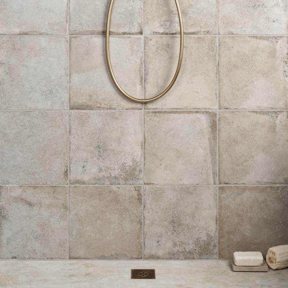 Efeso 12" x 12" Matte Porcelain Concrete Look Tile