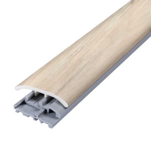 Navarra 0.31 in. T x 2 in. W x 78.7 in. L Vinyl 4-in-1 Molding