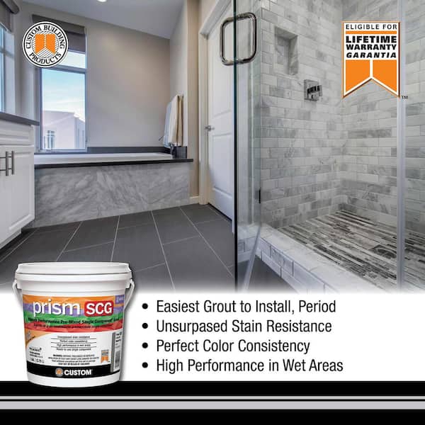 Custom Building Products Prism SCG #60 Charcoal 1 gal. Ultimate Performance Pre-Mixed Single Component Grout