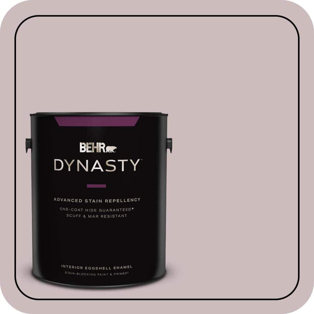 1 gal. #100E-3 Pastel Violet Eggshell Enamel Interior Stain-Blocking Paint & Primer price history on PriceWatchPro