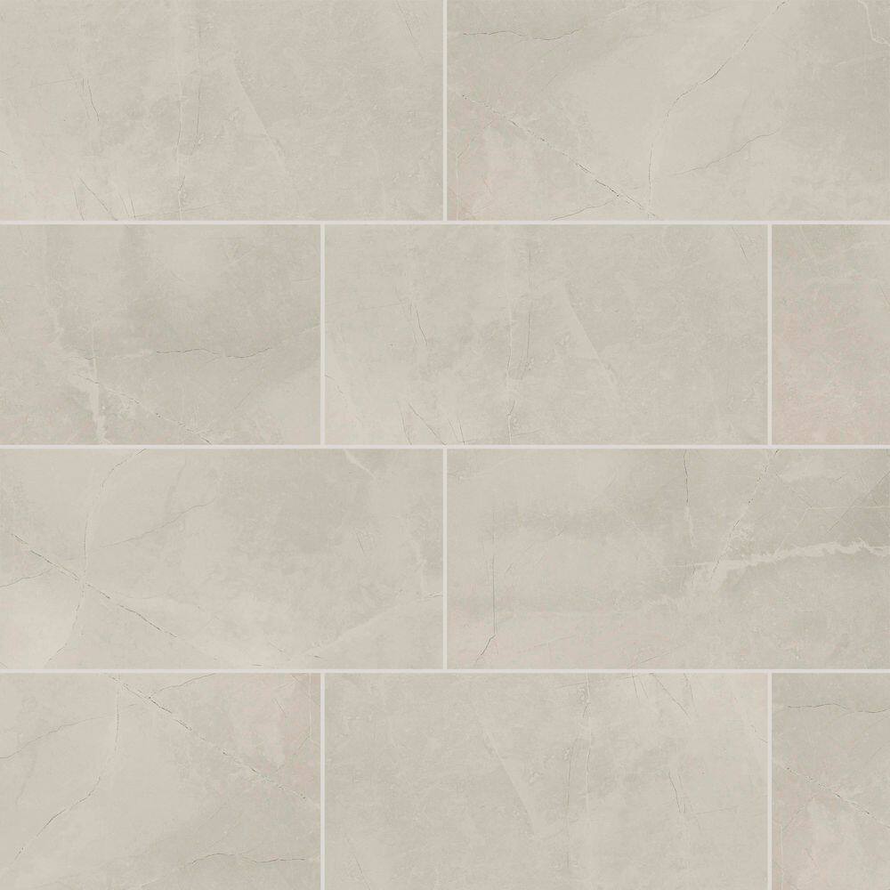 Madison Luna 12 in. x 24 in. Polished Porcelain Marble Look Floor and Wall Tile (704 sq. ft. /Pallet) price history on PriceWatchPro