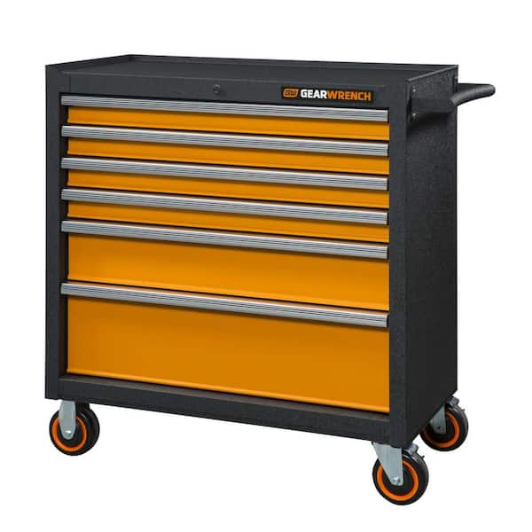 GEARWRENCH 83243 36 in. 6-Drawer GSX Series Rolling Tool Cabinet - 1