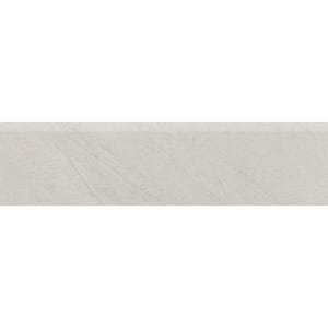 Seville White Bullnose 3 in. x 12 in. Matte Porcelain Floor and Wall Tile Trim (20 linear feet/Case)