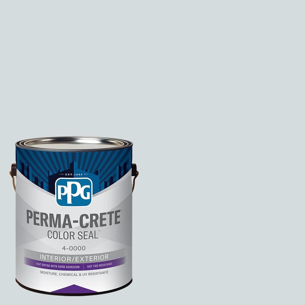 Perma-Crete Color Seal 1 gal. PPG1038-3 Winter's Breath Satin  Interior/Exterior Concrete Stain PPG1038-3PC-1SA - The Home Depot