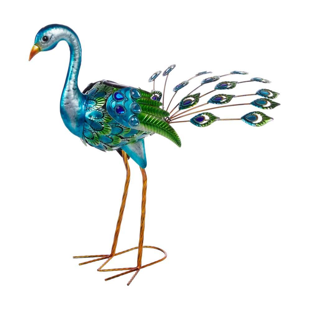 Alpine Corporation, Embossed Metal Peacock Decor, Model# JUM208