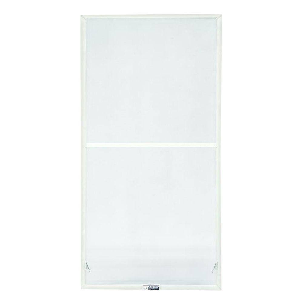 27-7/8 in. x 54-27/32 in. 200 and 400 Series White Aluminum Double-Hung Tru