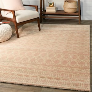 Nadra Pale Pink 5 ft. x 7 ft. Area Rug