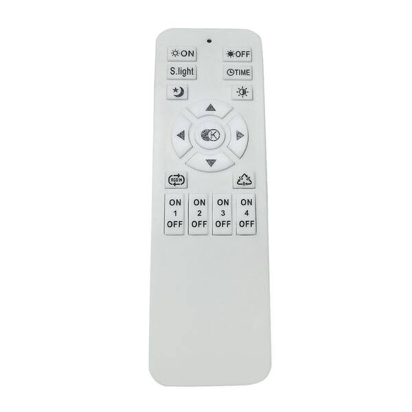 OUKANING 72-Watt Modern Dimmable Integrated LED Black