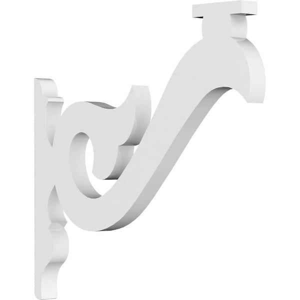 Ekena Millwork 5/8 in. W X 8 in. H X 8 in. D PVC Florence Bracket