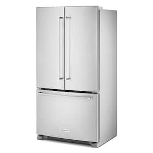 20 cu. ft. French Door Refrigerator in Stainless Steel, Counter Depth