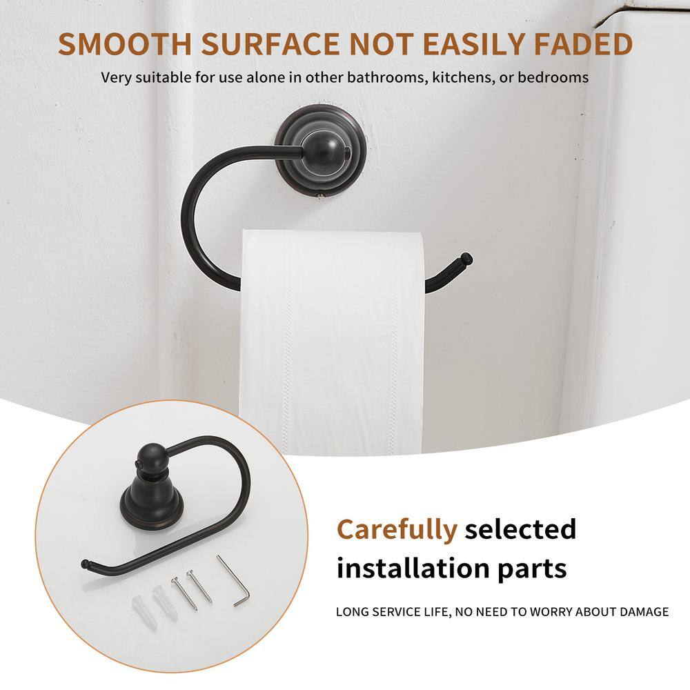 Oil Rubbed Bronze Wall Mounted Toilet Paper Holder