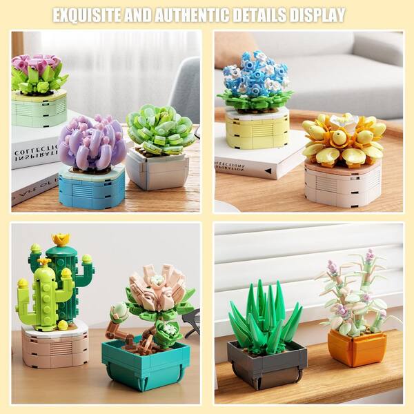 2.8 in. Botanical Collection 9 Piece Artificial Plant Set in Door