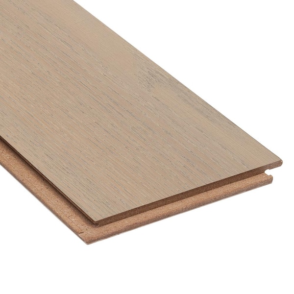 HOMELEGEND Frost White Oak 3/8 in. T x 5 in. W Wire Brushed Engineered Hardwood Flooring (19.7 sqft/case)
