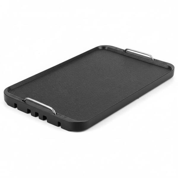 Stainless Steel Griddle Grill Pan, with Side Handles, for Stove Tops and Gas Stoves