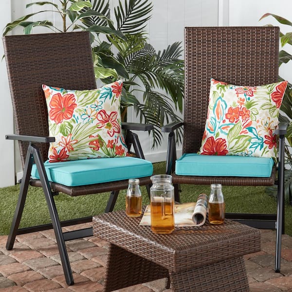 Greendale Home Fashions Deep Seat Cushion Set Breeze Floral