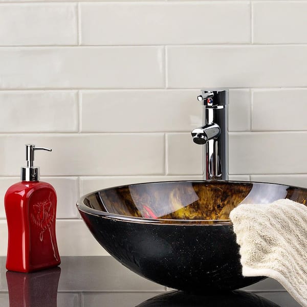 Birmingham Vanilla 3 in. x 12 in. Polished Ceramic Subway Tile (5.38 sq. ft. / box)