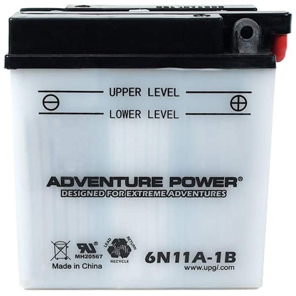 UPG Conventional Wet Pack 6-Volt 11 Ah Capacity F Terminal Battery