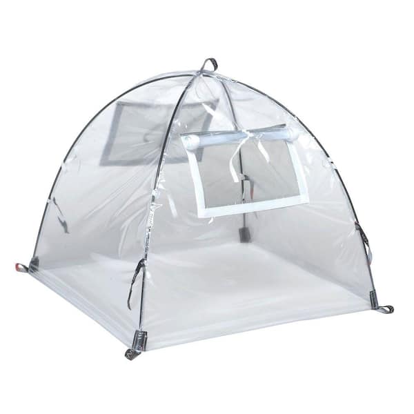 NuVue 22 in. Greenhouse Pop-Open Framed Clear PVC Cover