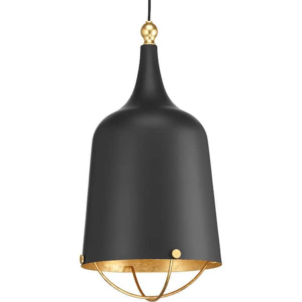 Progress Lighting Era Collection 1-Light Black Pendant