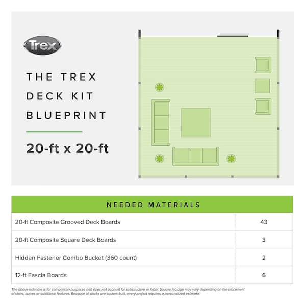 Trex Universal 1-in x 11-in x 12-ft Composite White Fascia Deck Board (Actual Size, 0.56-in x 11.375-in)